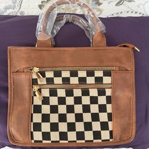 Checkered Crossbody Bag